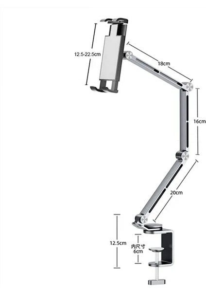 Ally 360° Dönebilen Katlanır Masaüstü Tablet ve Telefon TUTUCU-(5775) - ETC6716-6534 fırsatları