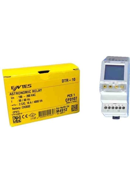 DTR-10ENTES Dtr-10 Astronomik Zaman Rölesi