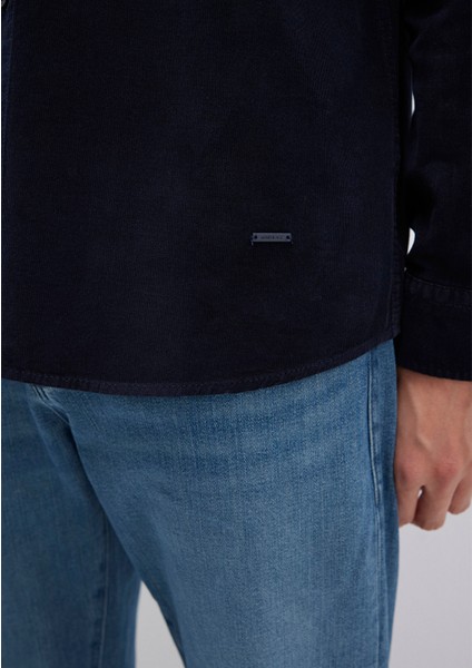 Mavi Black Kadife Lacivert Gömlek 0211746-80872