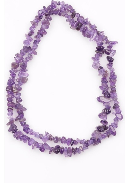 Çok Renkli Doğal Ametist Kırık Taş Dizi, Şık ve Enerjik Takı Seçeneği