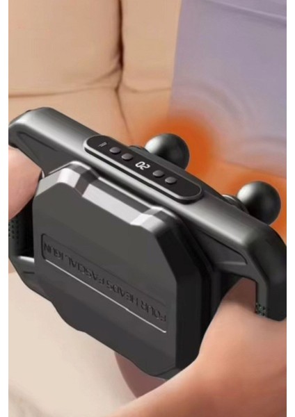 12W Masaj Tabancası, 20 Seviye ve 6 Mod, 4 Başlık, Derin Doku Rahatlatıcı Siyah modelleri