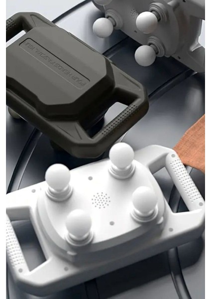 12W Masaj Tabancası, 20 Seviye ve 6 Mod, 4 Başlık, Derin Doku Rahatlatıcı Siyah fırsatları