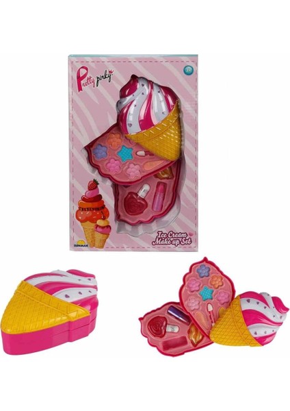Dondurma Şekilli 2 Katlı Makyaj Güzellik Seti fiyatları