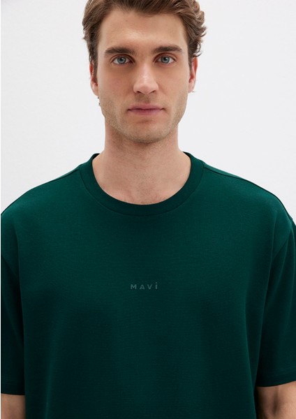 Mavi Logo Baskılı Yeşil Tişört 0613250-71929 indirimleri