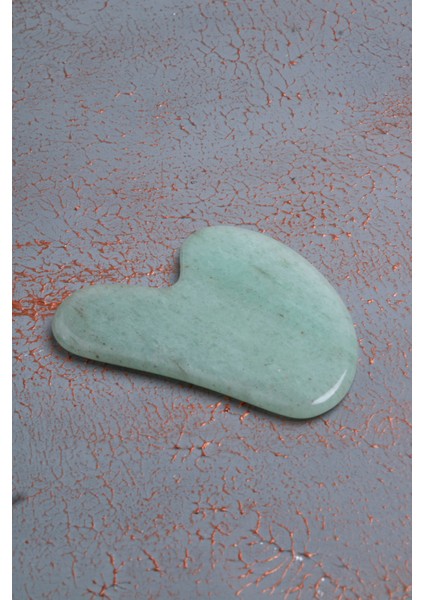 Yeşil Aventurin Gua Sha Masaj Taşı, Doğal Şifa ve Rahatlatıcı Güzellik Arayanlar Için fiyatları