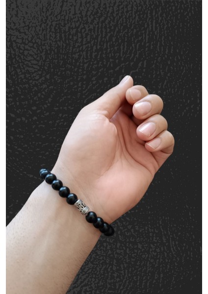 Lacivert Kaplan Gözü ve Oniks Taşı Doğal Bileklik, Şık ve Özgün Takı Parçası modelleri