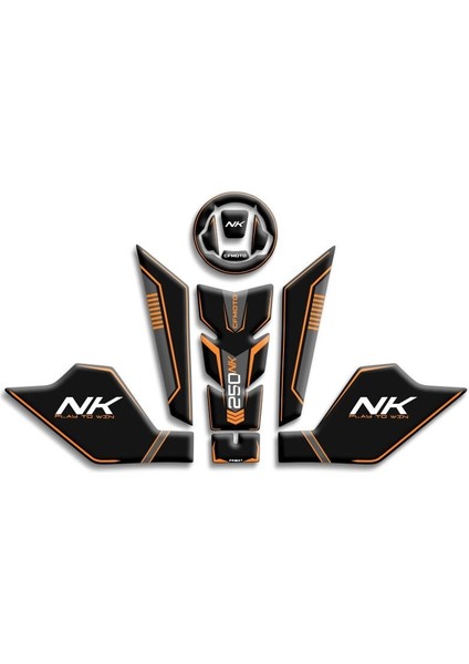 Cf Moto 2023 2024 Nk 250 Tank Pad 6 Parça