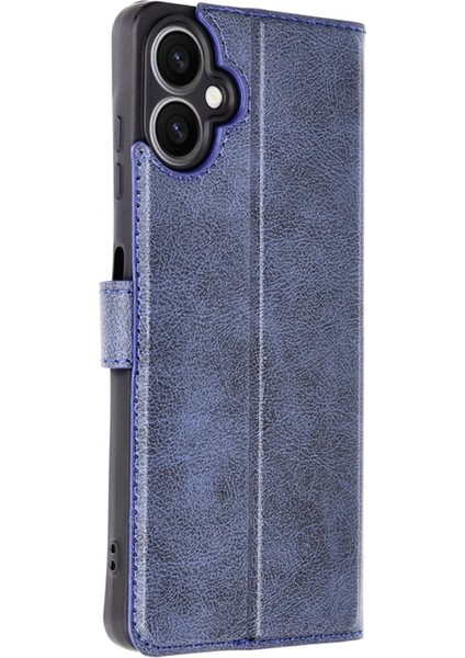 Samsung Galaxy A07 Trend S Plus Kapaklı Kılıf - Lacivert