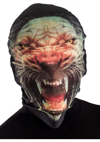 Ds-Derin Kafaya Tam Geçmeli Aslan Maskesi - Streç Aslan Maskesi Model 3