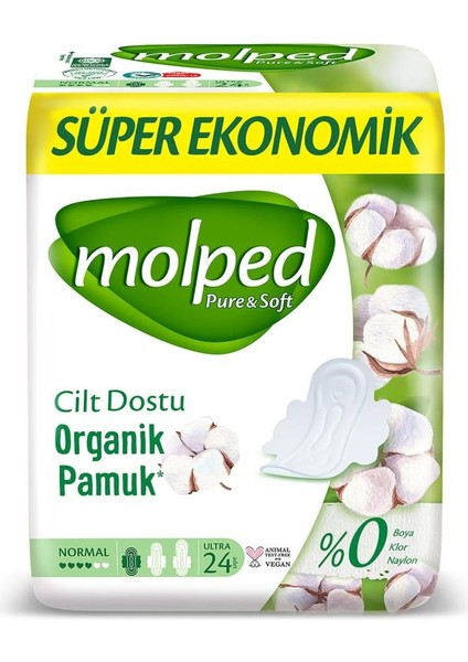 Molped Pure&soft Normal Ped Süper Eko 24 Adet