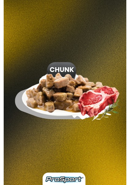 Prosport Chunk Kuzu Etli Yetişkin Köpek Konserve Mama 400GR