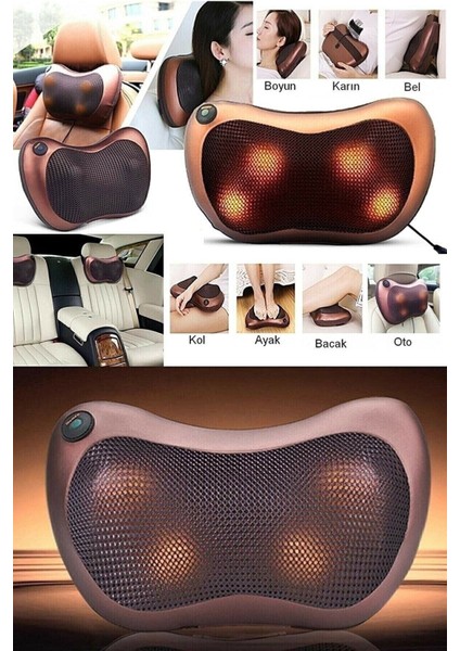 Çift Yönlü Isıtmalı Masaj Yastığı, Ayak, Bel, Boyun, Sırt ve Omuz Rahatlatıcı fiyatları