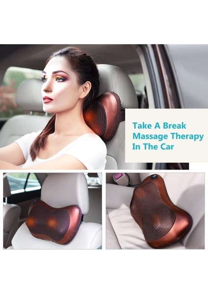 Çift Yönlü Isıtmalı Masaj Yastığı, Ayak, Bel, Boyun, Sırt ve Omuz Rahatlatıcı