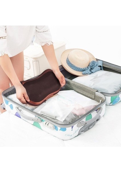 Çift Yönlü Isıtmalı Masaj Yastığı, Ayak, Bel, Boyun, Sırt ve Omuz Rahatlatıcı