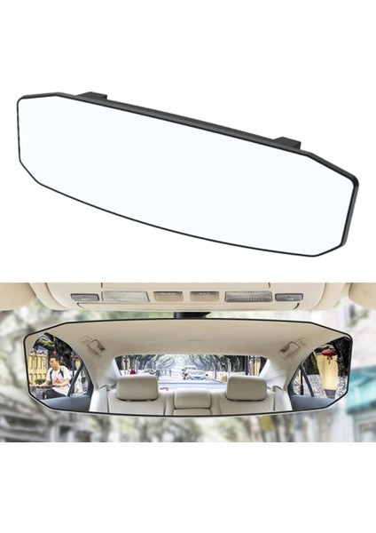 Ally SD-2415 Kavisli Dışbükey Geniş Açılı Araç Dikiz Aynası 299X90MM-(5775) - ETC1956-5890
