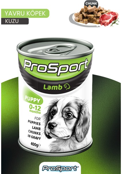 Prosport Chunk Kuzu Etli Yavru Köpek Konserve Mama 400GR indirimleri