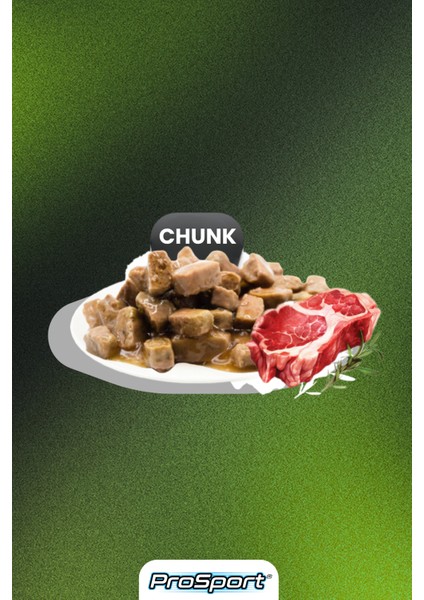 Prosport Chunk Kuzu Etli Yavru Köpek Konserve Mama 400GR