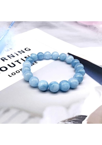 Turkuaz Doğal Taş Bileklik, Şık ve Zarif Takı, Sertifikalı, El Işçiliği fırsatları