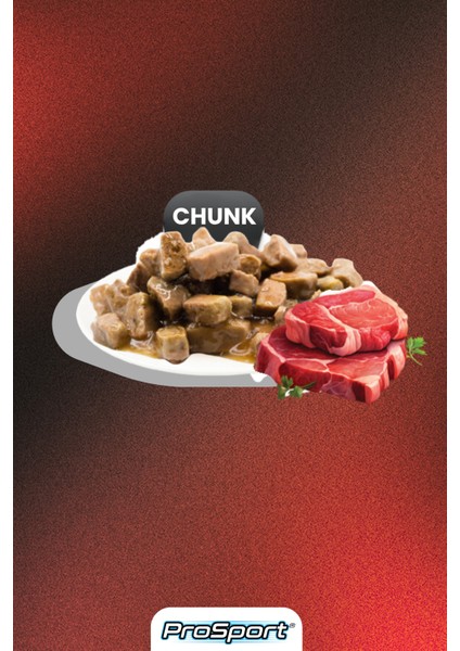 Prosport Chunk Sığır Etli Yetişkin Köpek Konserve Mama 400GR
