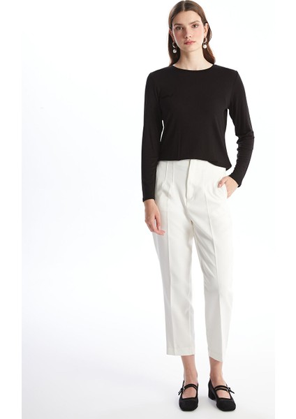 Yeni Sezon Bisiklet Yaka Düz Uzun Kollu Kadın Body fırsatları