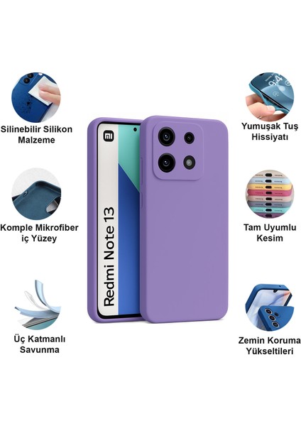 Xiaomi Redmi Note 13 4g Kılıf Lansman Premium Silinebilir Silikon fiyatları