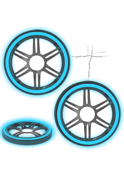 Ledli Hoparlör Kapak 13CM Korumalı 2 Adet EG-8852