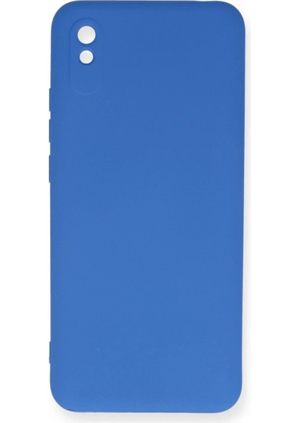 Xiaomi Redmi 9A Kılıf Nano Içi Kadife Silikon - Mavi