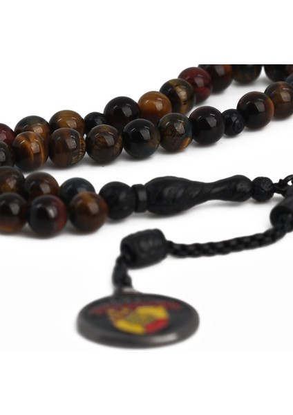 Siyah Kaplan Gözü Tesbih, Şık ve Doğal Taş Tasarımıyla Tarzınıza Zarafet Katın fiyatları