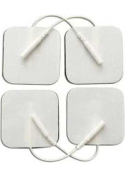 Yedek Elektrot 5x5, 4'lü Tens Pedi, Sağlık ve Konfor Için Ideal
