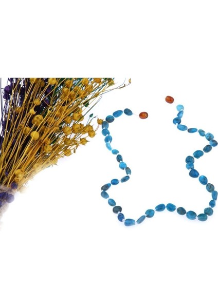 Çok Renkli Sertifikalı Apatit Doğal Kesim Kolye M040 indirimleri