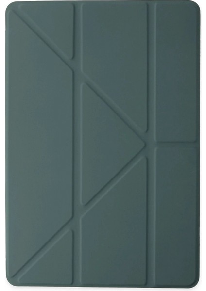 Xiaomi Redmi Pad SE Kılıf Kalemlikli Mars Tablet Kılıfı - Koyu Yeşil