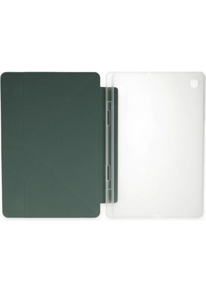 Xiaomi Redmi Pad SE Kılıf Kalemlikli Mars Tablet Kılıfı - Koyu Yeşil modelleri