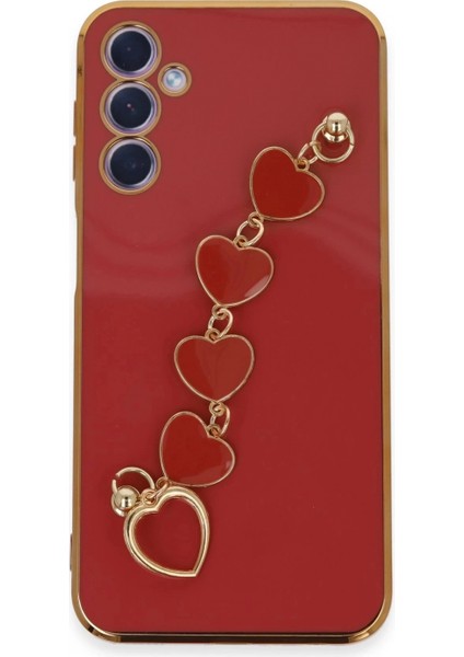 Samsung Galaxy A24 4g Kılıf Esila Silikon - Kırmızı