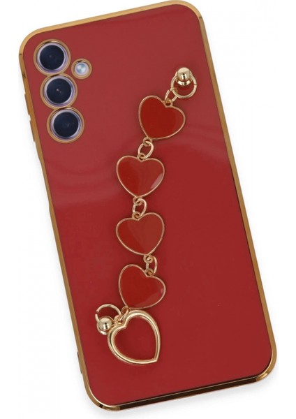 Samsung Galaxy A24 4g Kılıf Esila Silikon - Kırmızı fırsatları