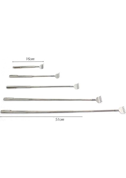 Teleskobik 51 cm Sırt Kaşıyıcı Metal Kaşıma Aparatı Renkli modelleri