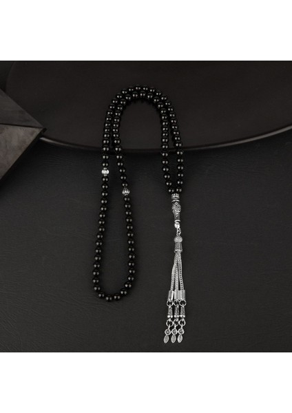 Siyah Turmalin Doğal Taş Tesbih 99'luk - 6mm, Şık ve Doğal Taş Tasarımı fırsatları