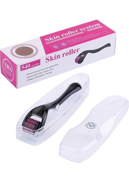 Titanyum Derma Roller 0,5-1 Mm, 540 Iğne, Saç ve Cilt Bakımına Uygun