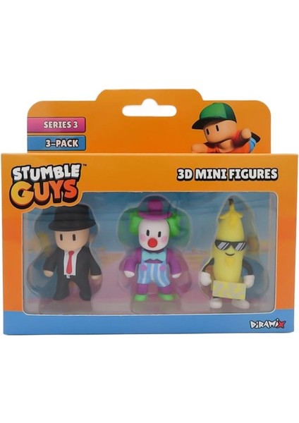 TUY23000 Stumble Guys 3lü Mini Figür fırsatları