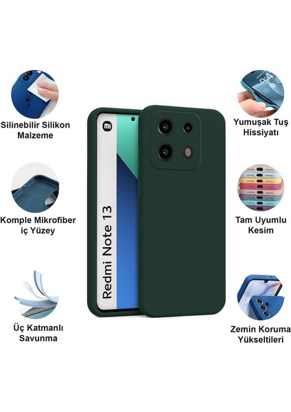 Xiaomi Redmi Note 13 4g Kılıf Lansman Premium Silinebilir Silikon fiyatları