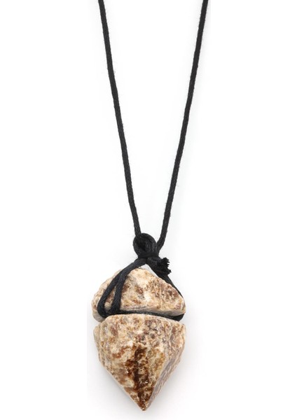 Renkli Doğal Taş Siyah Ipli Kolye, Şık ve Zarif Takı Seçeneği