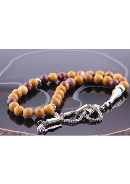 Renkli Doğal Taş Tesbih, Sertifikalı, Zarif ve Şık Takı Seçeneği fiyatları