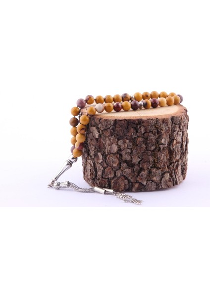 Renkli Doğal Taş Tesbih, Sertifikalı, Zarif ve Şık Takı Seçeneği modelleri