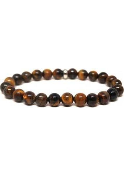 Kahverengi Kaplan Gözü Taşlı Bileklik, Cesaret ve Bereket Enerjisiyle Şık Tasarım fiyatları