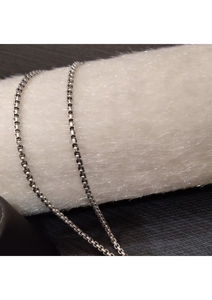 925 Ayar Gümüş Erkek Kolyesi-Uzunluk Seçenekli-Şık TASARIM-55CM -65CM/3MM fiyatları