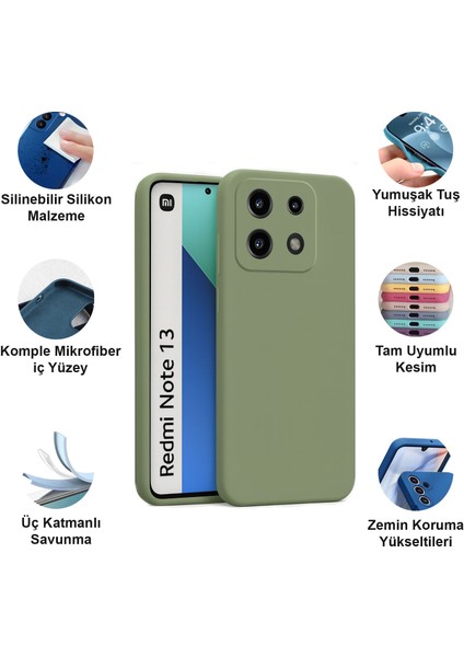 Xiaomi Redmi Note 13 4g Kılıf Lansman Premium Silinebilir Silikon fiyatları