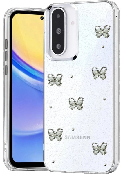 Samsung Galaxy A36 Fiyonk Desenli Kapak - Desen 1