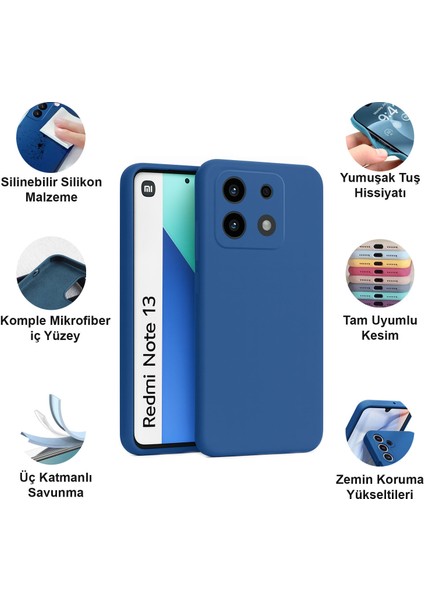 Xiaomi Redmi Note 13 4g Kılıf Lansman Premium Silinebilir Silikon fiyatları