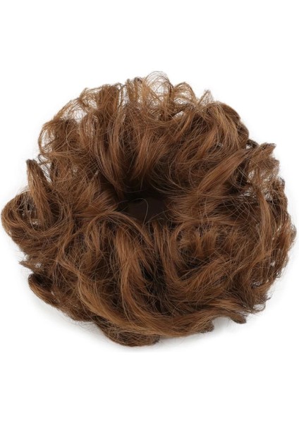 Saçlı Lastikli Topuz Toka - Bebek Kumralı fiyatları