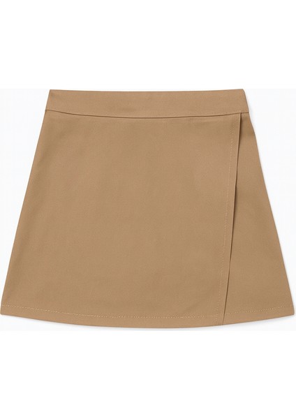 Kız Çocuk %100 Pamuk Gabardin Esnek Bel Okul Şort Etek fiyatları