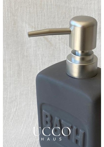 Dikdörtgen Stone Seramik Sıvı Sabunluk Banyo Sabunluğu Minimal Modern Şık Sabunluk modelleri